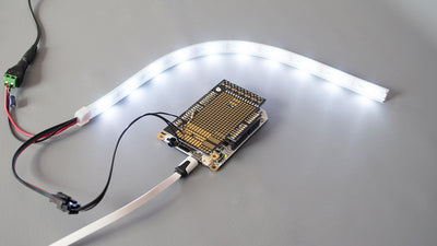 How To Use An LED Strip With The Touch Board