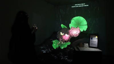 Relaxation - A Projection Mapping Installation With Flowers