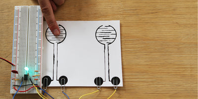 Make A Simple LED Switch With Electric Paint